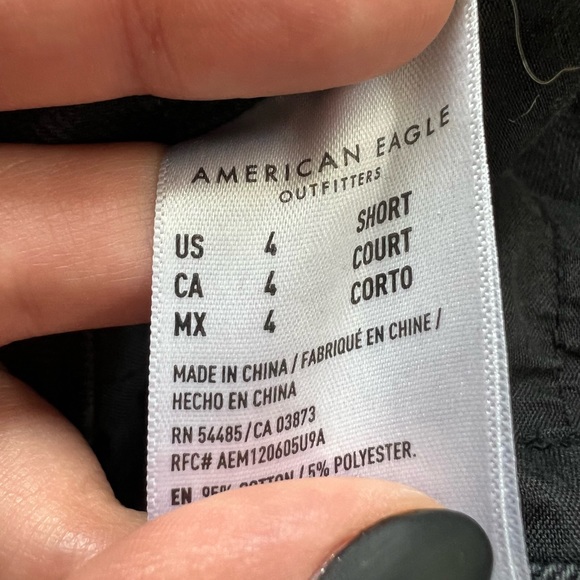 American Eagle Distressed Black Jeans - Picture 3 of 3